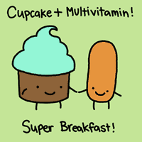 Cupcake in my tummy
